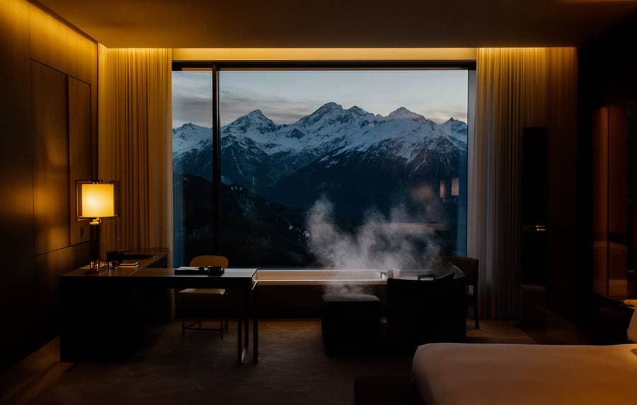Cinematic hospitality & hotels production still